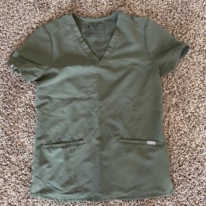 Army Green FIGS scrub set
